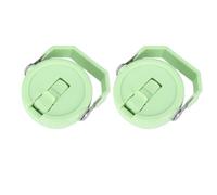 2 pack Tumbler Lid for Stanley IceFlow 20 oz 30 oz Spill Proof Tumbler Cover with Handle and Straw (Light green, 30oz)