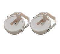 2 pack Tumbler Lid for Stanley IceFlow 20oz 30oz Spill Proof Tumbler Cover with Handle and Straw (Beige, 30oz)