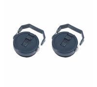 2 pack Tumbler Lid for Stanley IceFlow 20oz 30oz Spill Proof Tumbler Cover with Handle and Straw (Navy, 30oz)