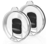 2 Pack Tumbler Lids for Yeti 20 oz Magnetic Replacement Covers, for 20 oz Tumbler, 10/24 oz Mug, 10 oz Lowball, 16 oz Pints, for Rambler/Ozark Trail/Old Style Rtic