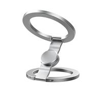 2 Pack Twin Magnetic Phone Ring Holder,Zinc Alloy 360° Rotating Phone Stand
