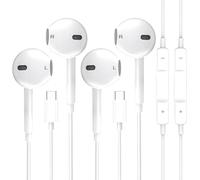 2 Pack Type C Headphones Wired for iPhone 15 16, USB C Earphones with Microphone & Remote Noise Cancelling Earbuds for iPhone 15 Pro Max, iPad, Galaxy S23/S22/S21/S20/Ultra Note 10/20, Pixel 7/6/5/4