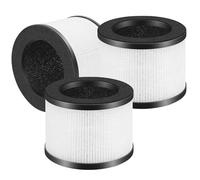 2 Pack TZ-K1 Replacement Filters. Compatible with ToLife TZ-K1 Filter and with AROEVE MK01 MK06 MG01JH Filter. 360° Filters. 3-in-1 Filtration Filters, H13 True HEPA filters