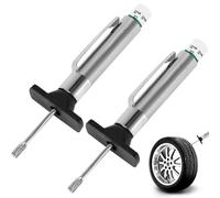 2 Pack Uk Tire Tread Depth Gauge, Color Coded Tire Tread Checker, Portable Tire Depth Measuring Tool, Tire Depth Measuring Tool (25Mm/32 Inch), For Vehicle Tire Measuring Tool