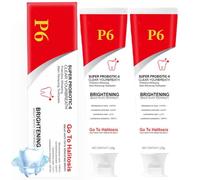 2-Pack Ultra Whitening Toothpaste with Probiotics - Fresh Breath and Teeth Whitener