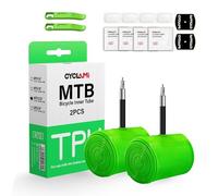 2 Pack Ultralight TPU Mountain Bike Inner Tubes 27.5" | Compatible with 27.5'' x1.9-2.5 Tires | Presta Valve 45mm French | High-Pressure Durable Tubing for MTB Bikes (27.5 Inch Bicycle Tires)