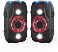2 Pack Ultrasonic Rodent Repeller, Mouse Repellent with 4 LED Strobe Lights | Ultrasonic Rodent Repeller for Car Engine, Mouse Repellent with 4 LED Strobe Lights, Battery USB & Engine Powered