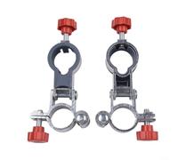 2 Pack Umbrella Holder Clip Mount,Sun Shade Accessory for Garden Chair Chair Stroller Outdoor Parasol Patio Balcony Deck Fishing(foldable)