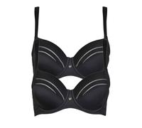 Lisca Women's Pack of 2 Underwired Bra Alegra 020147 Black 46B