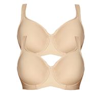 2 Pack Underwired Minimiser Bra Basic by VIANIA 14586 34-48 C-F
