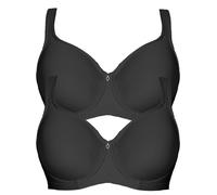 2 Pack Underwired Minimiser Bra Basic by VIANIA 14586 34-48 C-F