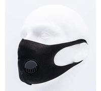 2 Pack Unisex Reusable Face Mask Protection Washable Facial Skin Mouth Nose Shield Breathable Bike Motorcycle Sport (Black Mask)