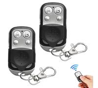 2 Pack Universal 433MHz Garage Door Remote Control Key Fob, Electric Gate Opener, Wireless Cloning Key Fob for Garage, Electric Gates, Universal Garage Door Opener Remote (Set C)