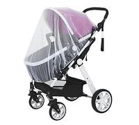 2 Pack Universal Baby Pram Mosquito Net Fly Bug Insect Protection Cover Mesh Shield for Stroller Outdoor Elastic Protective Netting for Pushchair Car Buggy Carrycot Stroller Basket Travel Cot