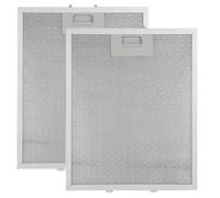 2 Pack Universal Cooker Hood Filter Replacement - 5-Layer Metal Grease Filter Mesh, 320x260x9mm Aluminum, for Most Kitchen Extractor Hoods Vent Filter Brand