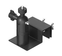 2 Pack Universal Gutter Mount for Security Cameras - Gutter Mount Compatible with Ring Stick Up Cam, Ring Spotlight Cam, EufyCam, Arlo, Wyze - 1/4 Inch Screw Thread Camera Mount, Black