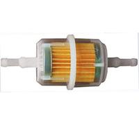 2 Pack Universal Inline Fuel Filter 5/16 x 25/64 Inch or 8/10mm Pipe Clear Replaces Petrol Inline Pipe Filter Tube for Motorcycle ATV Generator Lawnmower Go-Kart Quad Bike