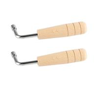2-Pack Universal L-Shape Piano Tuning Wrench - Professional Melody Harp Tuning Tool for Lyre, Harp, and Other Small Stringed Instruments