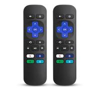 (2 Pack) Universal Remote Control - Compatible with Roku Devices (Express, Player, Premiere, Models 1 2 3 4 HD LT XS XD) - Not Compatible with Roku Stick or Roku TVs