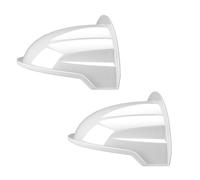 2 Pack Universal Security Camera Cover Sun Rain Roof Protection Weatherproof for Outdoor Dome / Bullet Cameras (White, L)