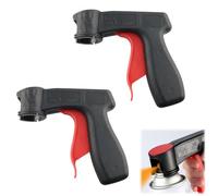 2 Pack Universal Spray Can Trigger Grip Handle - Aerosol Paint Gun With Pistol Adaptor - Paint Sprayer Tool Holder