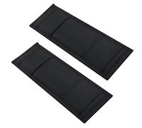2 Pack Universal Tie Down Strap Protector Sleeve Ratchet Strap Protector Sleeve for Boat, Trailers, Jetski, Waverunner Black 4 x 12 Inches