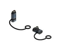 2-Pack Universal USB-C to Garmin Watch Charger Adapter, Type C Connector Replacement Fast Charging Docks Portable Charger Cable with Anti-Loss Lanyard Compatible for Garmin Smart Watch (Blue-Grey)