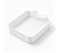 2-pack Universal Washing Machine Drip Tray - Front Load Washer Drain Funnel Pan | Water Catch Tray For Laundry Room, Basement, Garage, Apartment, Mobile Home White