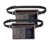2 - Pack Universal Waterproof Bag with Adjustable Long Waist Strap - Ideal for On - the - Go Storage and Secure Carry