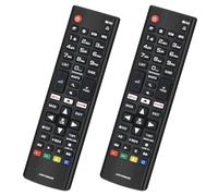 (2 Pack) UNOCAR AKB75095308 AKB75095307 AKB74915324 Smart Remote Control for LG Smart TV 4K UHD Ultra HD TVs, LG Full HD 1080P HDR 3D HDTV LCD LED and LG Smart Remote, with Netflix Amazon buttons