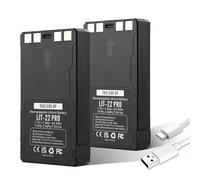 2-Pack Upgrade LIT-22 Pro Rechargeable Batteries Replacement for SPYPOINT LIT-22 Pro Rechargeable Lithium Battery Compatible with Trail Camera Flex-M Flex G-36 Flex-PLUS FLEX-S(Include Type-C Cable)