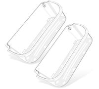 [2 PACK] UPGRADED FFSS2615TS0 LFSS2612TF0 LFSS2612TE0 LFSS2612TP0 LFSS2612TF4 FFSS2615TS2 FGHS2631PF4A Refrigerator Door Bin Compatible with Frigidaire Door Shelf 240356402 Refrigerator Door Shelves