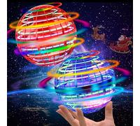 2-Pack Upgraded Flying Orb Ball - Hover Boomerang Spinner, Magic Floating Galactic Fly Ball Toy for Boys & Girls