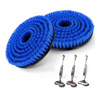 2 Pack Upgraded Steam Mop Pad Replacement Brush Head for Shark S8201/S8001 | for S7000/S7001/S7201/S7020 Steam & Scrub, Professional Cleaning and Polishing, For All Hard Floor, All-in-One Steam Mop Blue