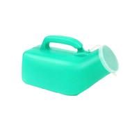 2 Pack Urinals for Men 1200ml Thick Plastic Mens Bedpan Bottle with Lid Reusable Male Portable Travel Pee Bottles