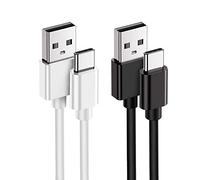 2 Pack USB-A to USB-C Fast Charger Cable for iPad Pro 12.9/11 Inch & iPad Mini/Air 4th Gen, Stylus Pen Charging Cable