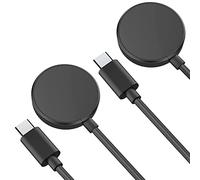 2-Pack USB C Charger Compatible with Samsung Galaxy Watch 6/6 Classic,5/5 Pro,Fast Wireless Magnetic Charging Dock for Samsung Galaxy Watch 4/4 Classic,Watch 3,Active 2/Active - 100cm