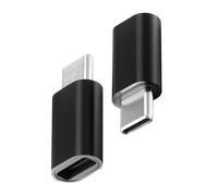 2 Pack USB C Data Blocker, USB C to C Charge Only Adapter for Anti Juice Jacking, Supports up to 240W PD Fast Charging Stop Data Theft for Modern Smartphones Android Devices Tablets Laptops (Black)