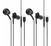 2 Pack USB C Earphones for Google Pixel 10A/10 Pro XL/Pixel 9A/Pixel 9/Pixel 9 Pro XL Fold Type C Wired Earbuds with Volume Control, HiFi Stereo Sound & Deep Bass, In-Ear Digital Headphones (BLACK)
