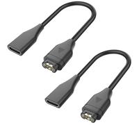 2 Pack USB C Female Charging Cable for Garmin Watch Fenix 7 7S 7X 6 6S 6X 5 5S 5X, Forerunner 965 945 245 45, Vivoactive 3 4 4s, Venu 2 2s,Instinct,USB-C Charger Cable for Garmin Watch