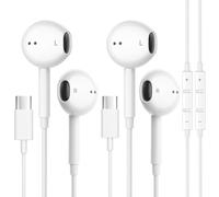 2 Pack USB C Headphones for iPhone 17 16 15, Type C Earphones with Microphone&Noise Cancelling Wired Earbuds for iPhone 17 16 15 Pro Max, iPad Pro,Samsung Galaxy S25 S24 Ultra,Pixel 9