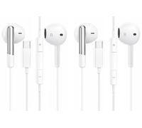 2 Pack USB C Headphones Moto E13 G22 G32 EDGE 40 EDGE 40 PRO G73 G53 G825G G6 PLAY E20 Headphone USB C Headphones, Type C Earphones In-Ear Earbuds Wired Mic Volume Control HiFi Stereo Earbuds