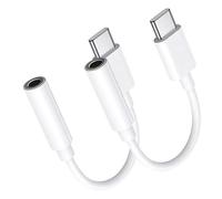 2 Pack USB C to 3.5mm Jack Adapter Type C to Headphone Aux Audio Dongle Cable Cord for iPhone 16/Plus/Pro Max/iPhone 15/Plus/Pro Max Samsung Galaxy S24 S23 S22 S21 Ultra MacBook Huawei OPPO Vivo