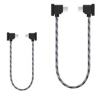 2 Pack USB-C to Lighting Braided Data Cable for DJI Drone RC-N2/N3 Controller/SDR Transmission Receiver, Link for iPhone 14 13 12 11 iPad to DJI Mavic 3 Series/Neo/Mini 4 Pro 3 2 SE/Air 3S 3