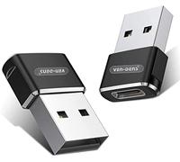 (2 Pack) USB C to USB A Adapter, Type C to USB A Cable Converter for Samsung Galaxy A57/A37/A27/A17/A56/A36/A26/A16/A15/A25/A35/S26/S25/S24/A14/A34/A54/S24 FE/S23/S21/S22 Ultra EDGE 5G (BLACK)