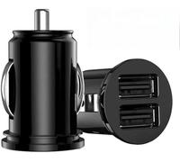 2-Pack USB Car Adaptor, 2 Port USB 3.0 Car Cigarette Lighter Phone Charger 40W 5A Fast Charging Compatible with Android Smartphone, Mobile, Cellphone (2)