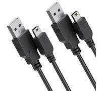 2 Pack USB Charger Cord for Texas Instruments Calculators, TI-84 Plus CE, TI84 Plus CE Charger Color/C Silver Edition, TI 89 Titanium,TI-Nspire CX/CAS Graphing Calculator