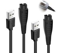 2 Pack USB Charging Cable Compatible with Selected Panasonic Shaver Models, 4.8V Replacement Charger Lead for ES-LV97, ES-LA63, ES-LA93, RE7-51, RE7-59, RE7-87, ER-GC20 and More