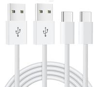 2 Pack USB To USB C, Cable 1M Type C Charger Cable Fast Charge Charging Lead Nylon Universal compatible Charger Cable for IPhone 15 16 Samsung Galaxy S20 S21 S8 S9 A12 A54 Note 10 20 Switch iPad