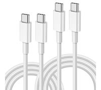 2 Pack USBC to USBC Cable 1.8m,60W Type C Charger Cable Fast Charging for Apple iPhone 17 16 15 Pro Max Plus Air, Samsung Galaxy S25 S24 Ultra, Google Pixel, for iPad Air
